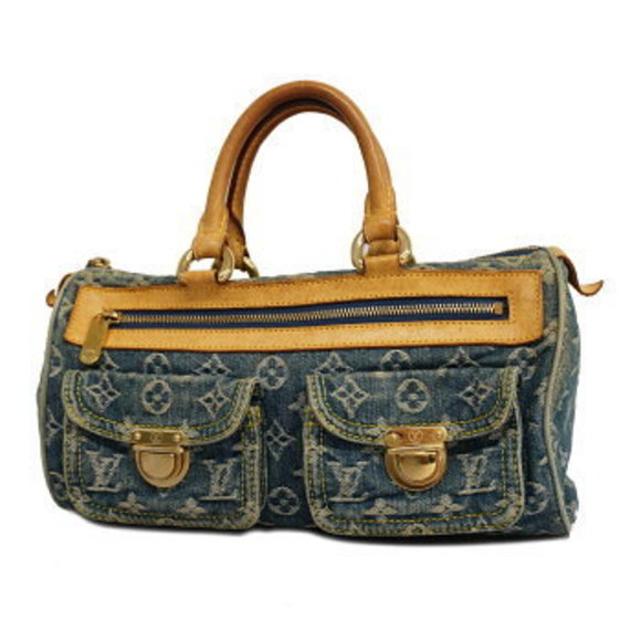 Louis Vuitton Monogram Denim Neo Speedy Handbag - Picture 1 of 15